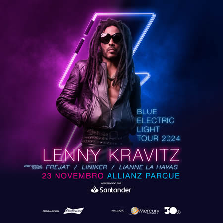 Transporte show Lenny Kravitz 23/11