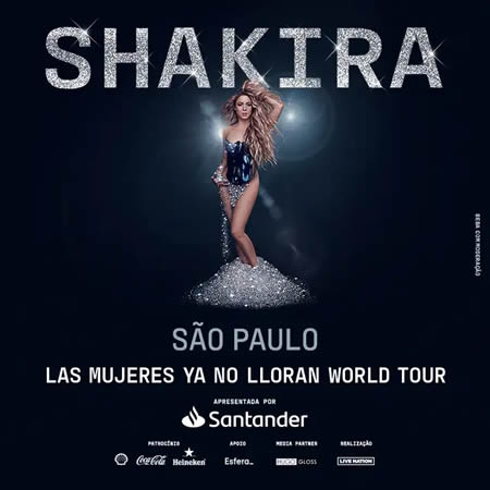 Transporte show Shakira 13/02